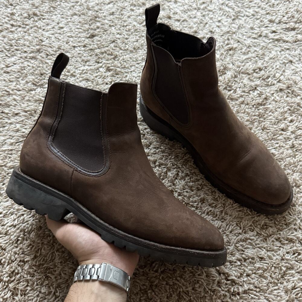 Thursday Boot Co. Brown Suede Leather Chelsea Boots Pull On Men’s Size 8.5